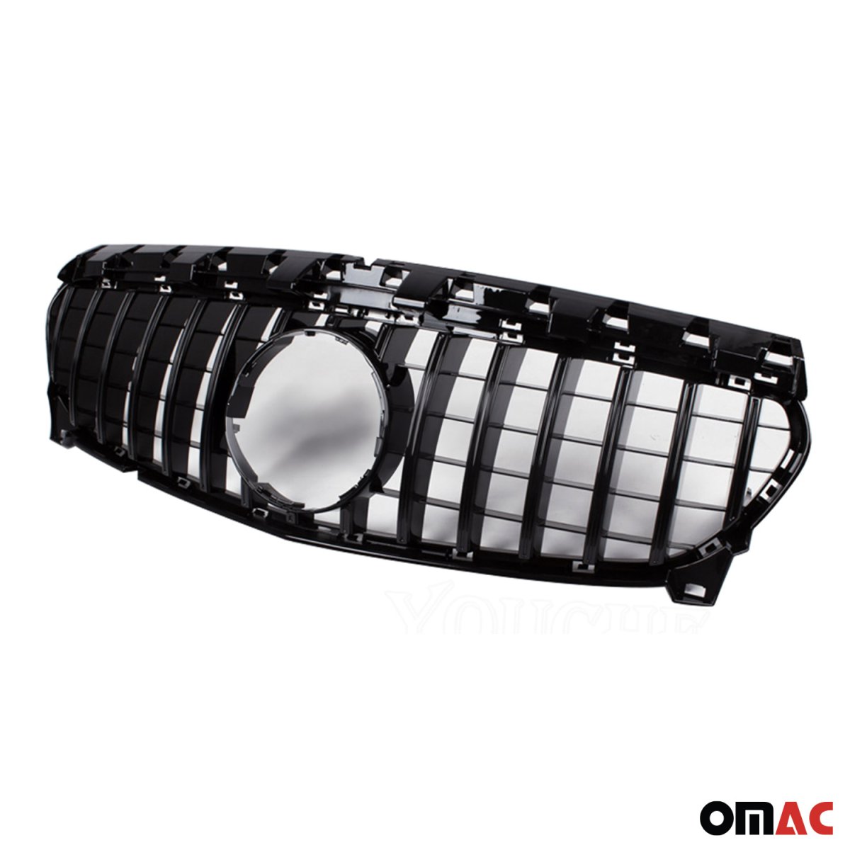 Mercedes-Benz W117 Grille - Omac - GT - Black - '13-'19
